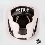 Casco bambino Venum Challenger Bianco-nero-Combat Arena