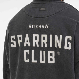 Felpa Boxraw Sparring Club Oversize Nero-Combat Arena