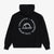 Sweatshirt Manto Label 25 Oversize mit Kapuze Schwarz