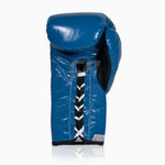 Boxhandschuhe Cleto Reyes Professionelle CB2 Blau-Schwarz mit Schnürsenkeln