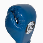 Boxhandschuhe Cleto Reyes Professionelle CB2 Blau-Schwarz mit Schnürsenkeln
