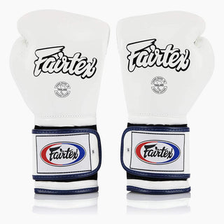 Guantoni Fairtex Mexican Style BGV9 Bianco-blu piping-Combat Arena