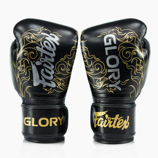 Boxhandschuhe Fairtex x Glory BGVG3 Schwarz-Gold