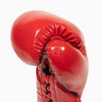 Boxhandschuhe Cleto Reyes Professionelle CB2 Rot-Schwarz mit Schnürsenkeln