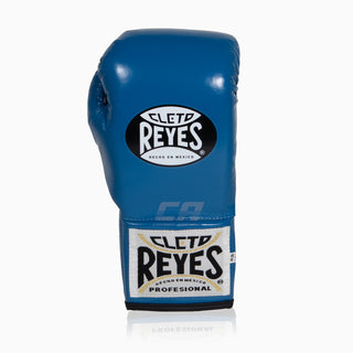 Boxhandschuhe Cleto Reyes Professionelle CB2 Blau-Schwarz mit Schnürsenkeln