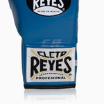 Boxhandschuhe Cleto Reyes Professionelle CB2 Blau-Schwarz mit Schnürsenkeln