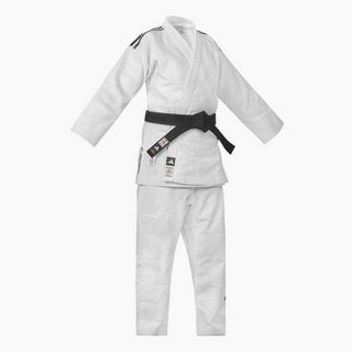 Weißer Judogi Adidas J730 Champion III IJF Slimfit