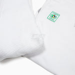 Weißer Judogi Adidas J730 Champion III IJF ohne Streifen