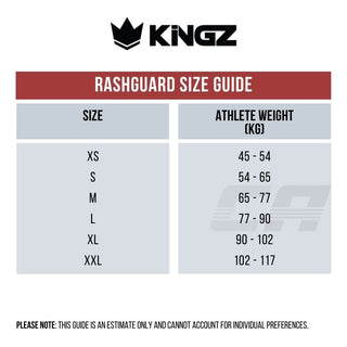Rashguard No-Gi Kingz Bewertete Leistung S/S