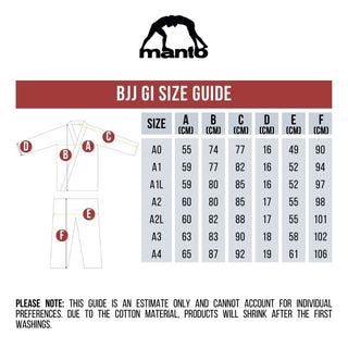 BJJ Gi Manto Tiger's Tail Schwarz