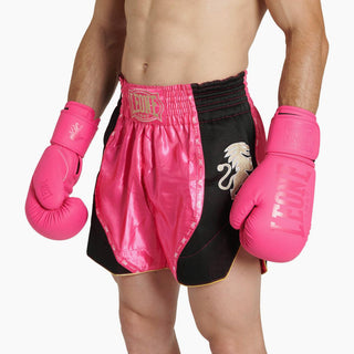 Pantaloncini kick-thai Leone Classic AB881 Rosa-Combat Arena