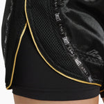 Pantaloncini kick-thai donna Leone Classic AB882 Nero-Combat Arena