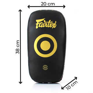 Pao Fairtex Mikrofaser Gebogene Standard KPLC5 Schwarz