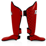 Schienbeinschoner Fairtex Wettbewerb SP5 mit Fußstützen Rot