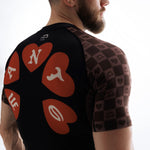 Rashguard Manto Tuff Luv Kurzarm schwarz