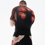 Rashguard Manto Tuff Luv Kurzarm schwarz