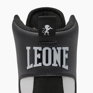 Scarpe da Boxe Leone 1947 Premium CL110 Nero-lime-Combat Arena