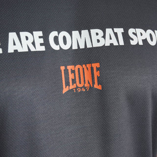 T-shirt tecnica Leone Logo Wacs ABX126 Grigio-Combat Arena