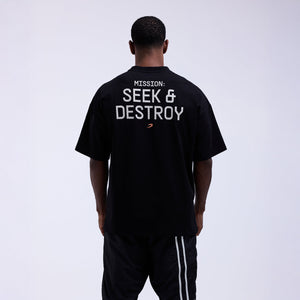 T-shirt Bivol x Boxraw Oversize Schwarz