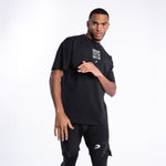 T-shirt Boxraw HRDR FSTR SMTR Oversize Schwarz
