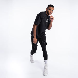 T-shirt Boxraw HRDR FSTR SMTR Oversize Schwarz