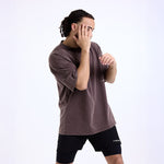 T-shirt Boxraw Sparring Club Oversize Braun