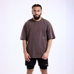 T-shirt Boxraw Sparring Club Oversize Braun