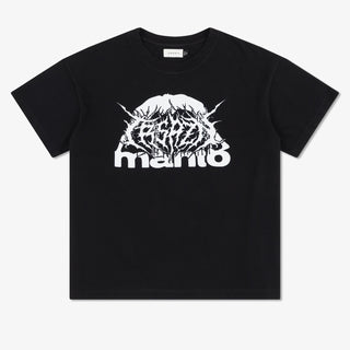 T-shirt oversize Manto Treasure Zone Schwarz