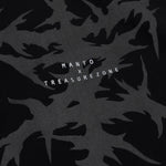 T-shirt oversize Manto Treasure Zone Schwarz