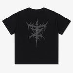 T-shirt oversize Manto Treasure Zone Schwarz