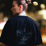 T-shirt oversize Manto Treasure Zone Schwarz