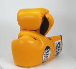 Boxhandschuhe Cleto Reyes Professionell CB2 Gelb mit Schnürsenkeln