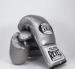 Boxhandschuhe Cleto Reyes Professionelle CB2 Platin mit Schnürsenkeln