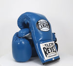 Boxhandschuhe Cleto Reyes Professionelle CB2 Blau mit Schnürsenkeln