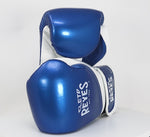 Boxhandschuhe Cleto Reyes Hochpräzises Training CE7 Blau-Weiß