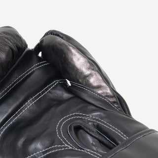 Boxhandschuhe Di Nardo mit Klettverschluss 16 Oz Braun-schwarz-silber 