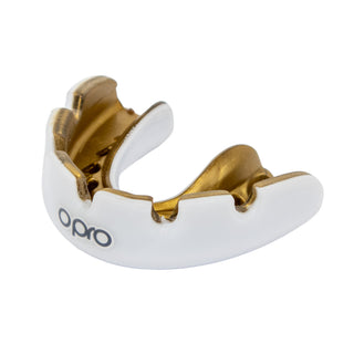 Mundschutz Opro Instant Custom-Fit für Gerät Weiß-Gold 
