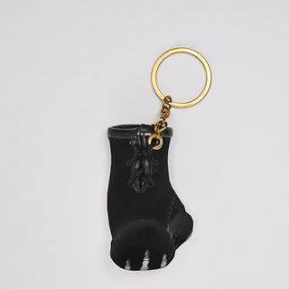 Mini-Boxhandschuh Schlüsselanhänger Leone IUTER AC02IU Schwarz 