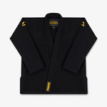 BJJ Gi Manto Base 3.0 Nero-arancione-Combat Arena