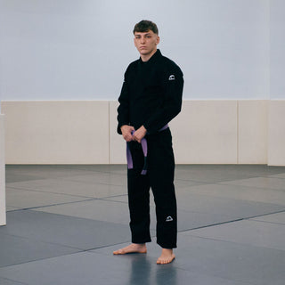 BJJ Gi Manto Base 3.0 Nero-bianco-Combat Arena