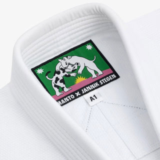 BJJ Gi Manto Hunde Weiß 