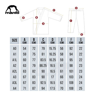BJJ Gi Manto Basis 3.0 Weiß 