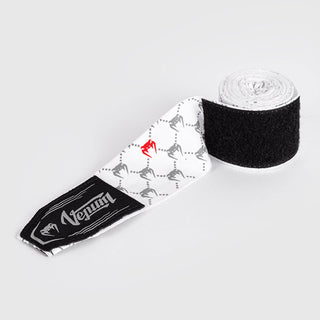 Bendaggi fasce mani Venum Monogram Advanced Bianco-Combat Arena