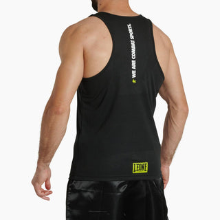 Tanktop Leone Color Block AB236 Schwarz-Combat Arena