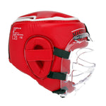 Kopfschutz mit Visier Masters WAKO Rot 