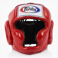 Kopfschutz Fairtex Vollständige Abdeckung HG3 Rot 