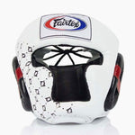 Kopfschutz Fairtex Super Sparring HG10 Weiß 