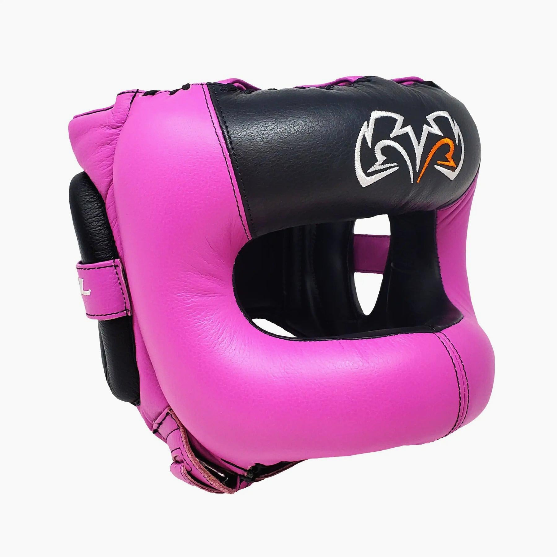 Kopfschutz Rival Face-Saver RHGFS3 rosa schwarz - Combat Arena