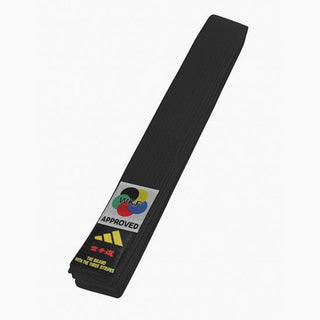 Gürtel Adidas Elite WKF Schwarz mit Kanji 