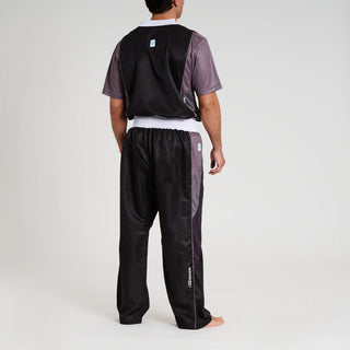 Semi-Contact-Kleidung Point Fighting WAKO Leone AB991 Schwarz-Combat Arena
